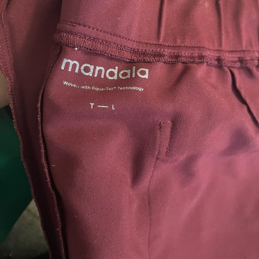 Mandala Maroon Jogger pants